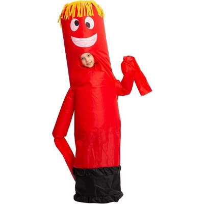 Joyfy Kids' Halloween Costume Inflatable Red Tube Dancer Costume For Children Halloween Dress Up Party - Image 2
