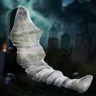 Joyfy 72" Hanging Cocoon Corpses Props, Halloween Hanging Decorations, Dead Body Prop For Graveyard Halloween Haunted House - Image 8