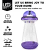 Joyfy 9 FT Halloween Inflatable Outdoor Decoration, Inflatable Purple UFO With Built-in LEDs For Halloween Party Yard Garden Lawn Outside Decoration