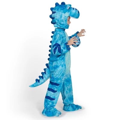 Joyfy Halloween Costume Unisex T-Rex Costume For Toddlers – Complete Dino Set With Plush Egg & Booties - Image 3