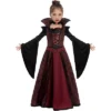 Joyfy Halloween Costume Royal Vampire Set For Girls Halloween Dress Up Party, Carnival Cosplay