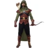 Joyfy Halloween Costume For Men Robin Hood, Renaissance Leather Robin Outfit Set For Adults Halloween Role Play Dress Up Parties-M
