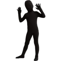 Joyfy All Black Halloween Costume For Child Skin Costume For Kids' Halloween Dress Up Party Role-Play Costume
