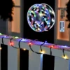 Joyfy 600 LED 198 FT Christmas String Lights Outdoor With 8 Modes Timer, PVC Green Wire String Lights With Reel For Indoor Outdoor Xmas Decorations