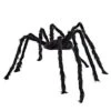 Joyfy 5 Ft Spider Halloween Outdoor Decorations, Scary Hairy Spider Plush Spider For Yard Patio Lawn Garden Window Creepy Halloween Decor Props