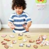 Joyfy 12 Pcs Farm Animal Magnets For Fridge Cute Refrigerator Magnet For Kids Toddler Funny Magnetic Toys Party Favor Birthday Gifts Classroom Prize