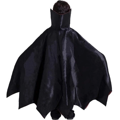 Joyfy Halloween Gothic Vampire Costume For Boys – Elegant & Spooky Role-Play Set (Cape, Vest & Bow Tie Included!) - Image 3