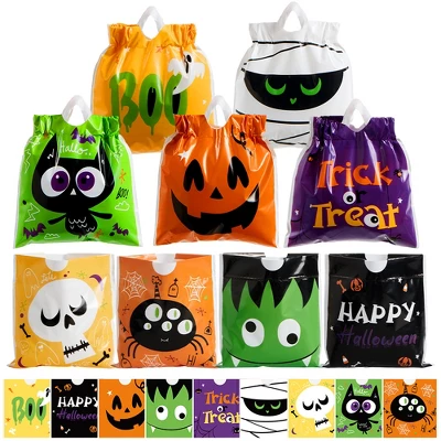 Joyfy 108 PCS Mini Halloween Drawstring Candy Bag, Party Favors Supplies, Goodie Trick Or Treat Bag With 9 Character Designs For Kids Classroom Gifts - Image 7