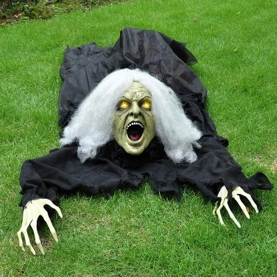 Joyfy Halloween Zombie Groundbreaker Props, Halloween Decoration Scary Zombies Lawn Yard Garden Patio Outdoor Decor With Glowing Eyes And Sound - Image 7