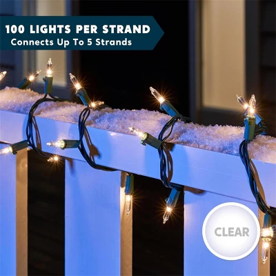 Joyfy 300(3x100) Counts 67.5FT Christmas String Lights Outdoor, Christmas Tree Lights With Green Wire For Holiday Event Wedding Party Decorations - Image 2