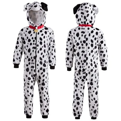 Joyfy Kids Halloween Dalmatian Jumpsuit Pajama , Puppy Jumpsuit For Child Halloween Cosplay Costume Sleepwear-3T - Image 5